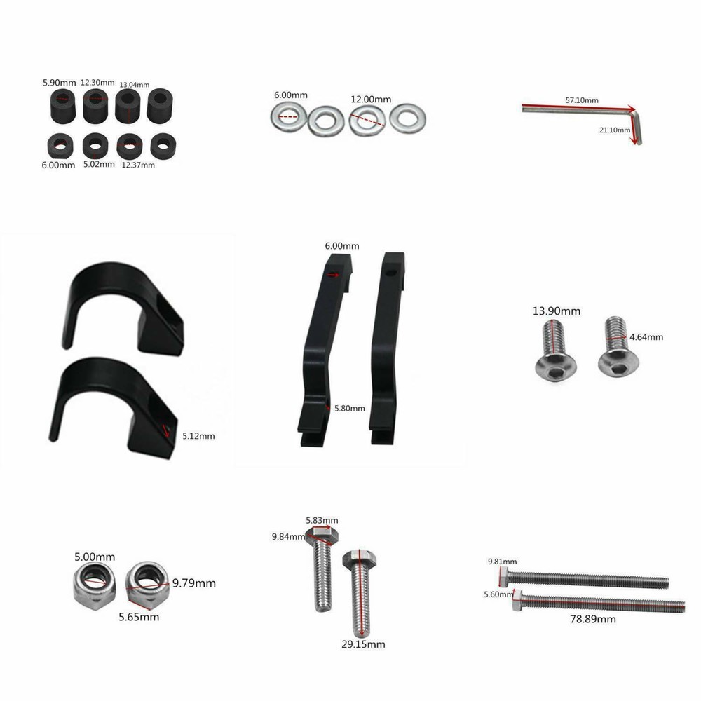 Replacement PowerMadd Sentinel Handguards Snowmobile Mount Kit - 34450