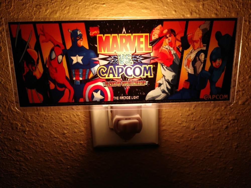 Marvel Vs. Capcom Arcade Marquee Night Light
