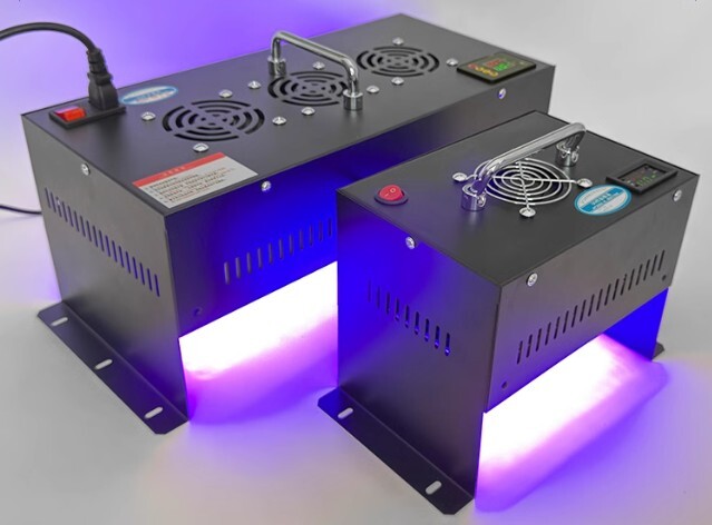 Conveyor belt dedicated UV curing lamp light belt timing function PLC control