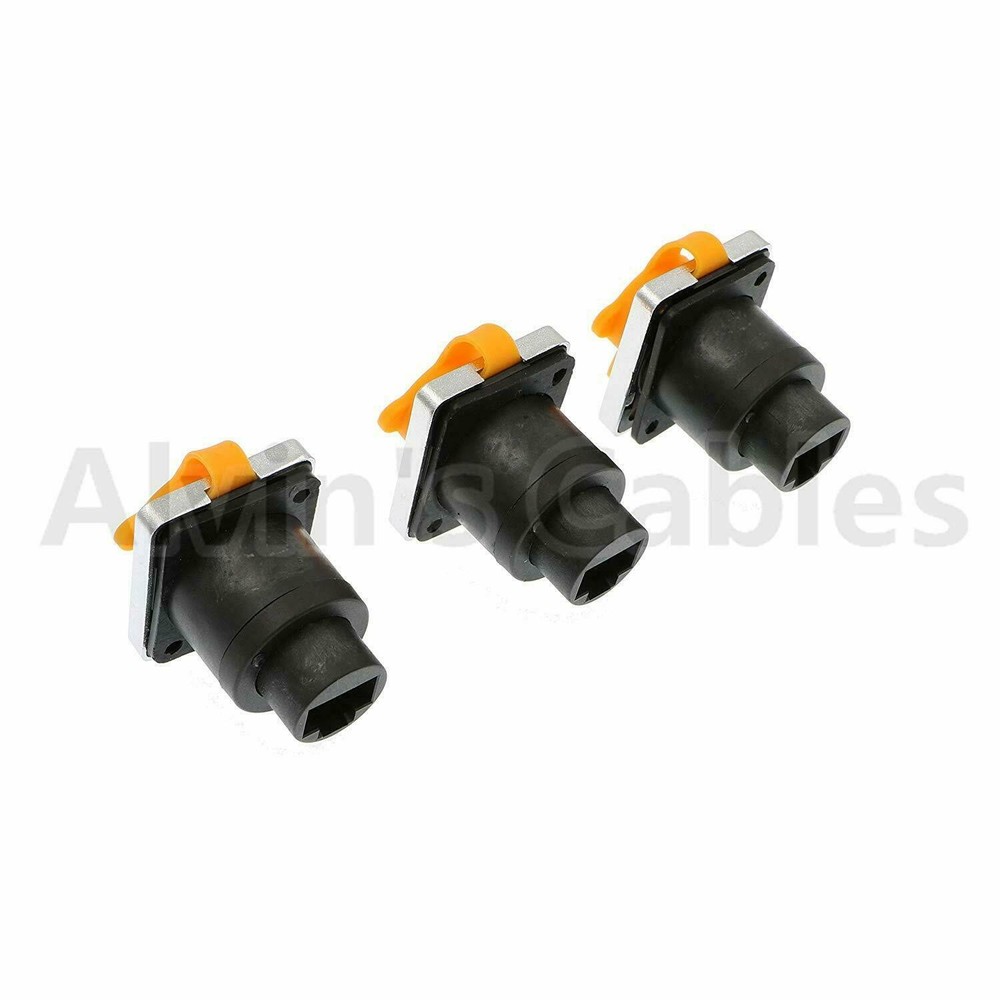 3x RJ45 waterproof socket connector IP65 Ethernet panel mount RJ45...