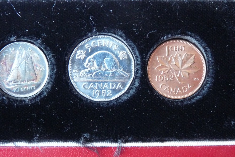 1952 Canada silver coin set