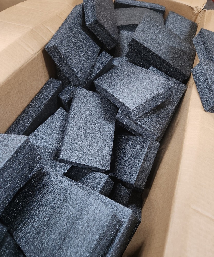 227 Pcs - Customizable Polyethylene Foam Packaging Material, 9" x 5.5" X 1.5"