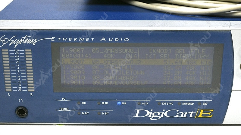 360 Systems DigiCart/E E-3000 Digital Audio Recorder + RC-320 Remote Control