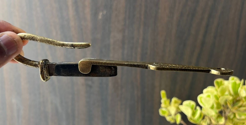 Old Vintage Brass Frog Shape Rare Tricky System Padlock