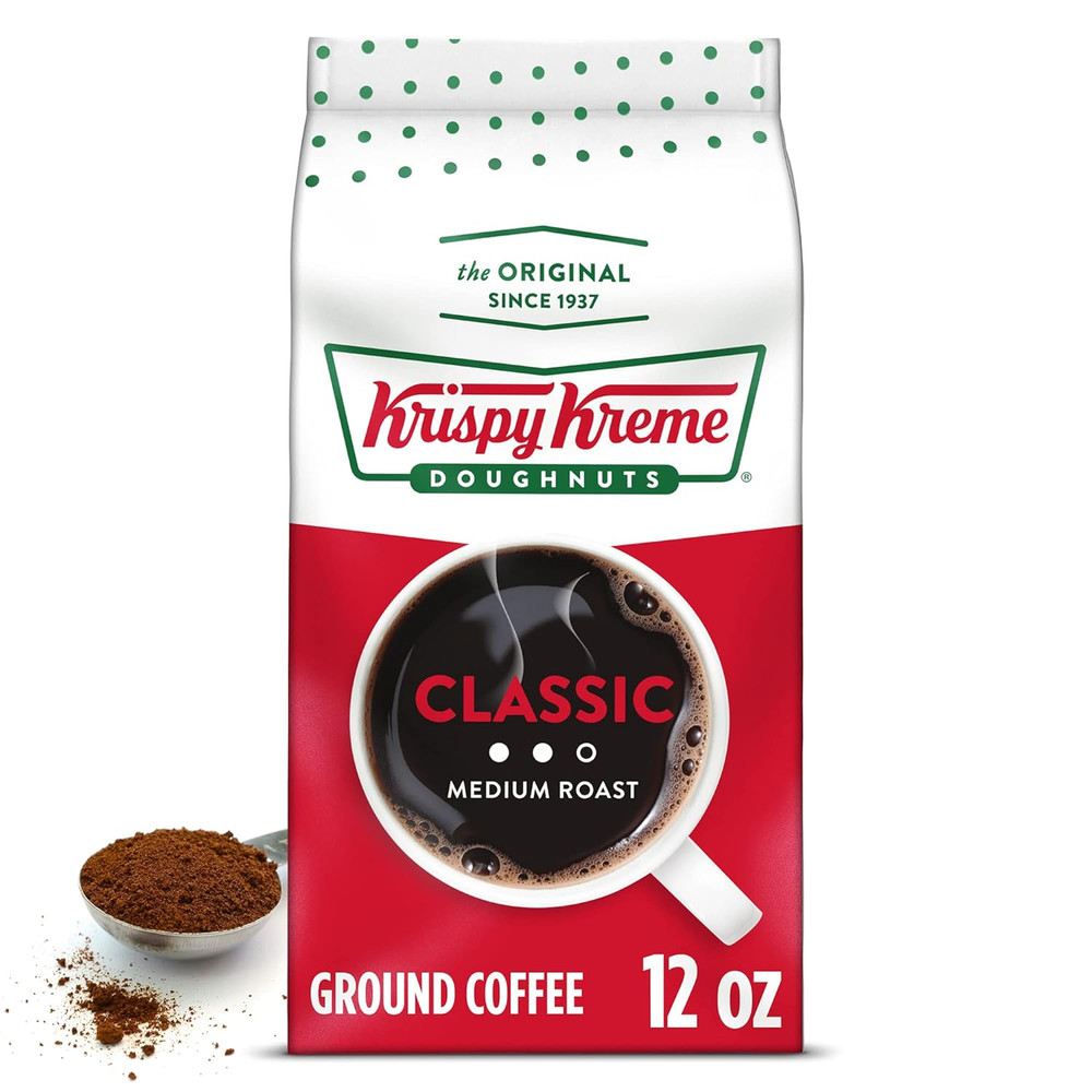 Doughnuts, Classic, Ground Coffee, Medium Roast, Bagged 12Oz