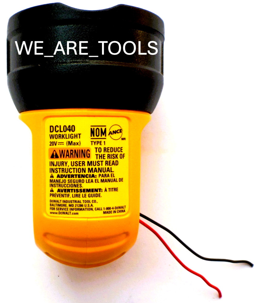 Dewalt DCL040 LED Replacement Head Only 20V 20 Volt Flashlight