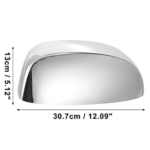 2pcs Upper Mirror Cap Replacement Parts Chrome Plated for Silverado Sierra