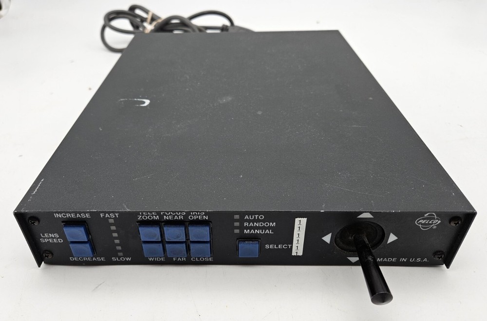 PELCO MPTAZ24DT Desktop Joystick Control Module. Working  PTZ Control