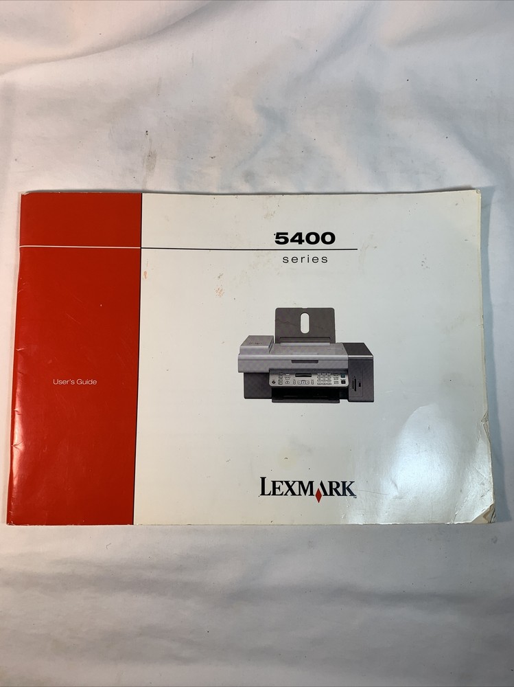 Lexmark 5400 Series User's Guide Book (Manual)