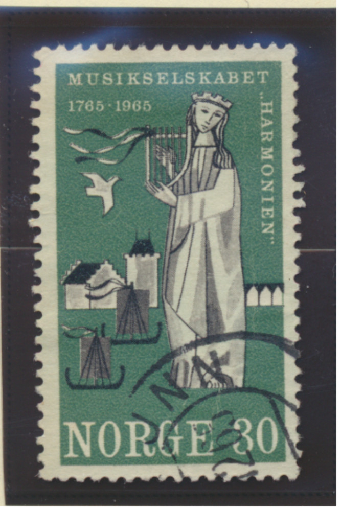 Norway Stamp Scott #477, Used