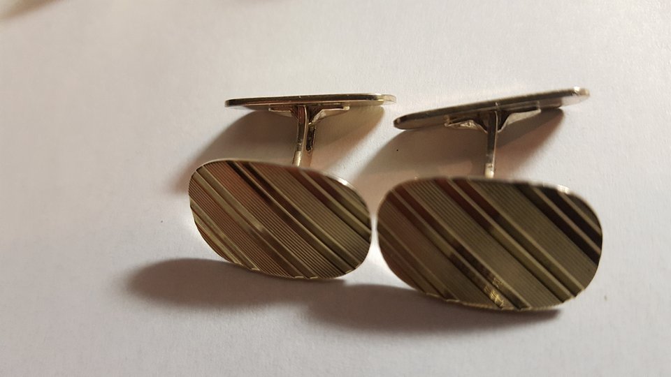 3 Retro set Norway cufflinks 830s silver
