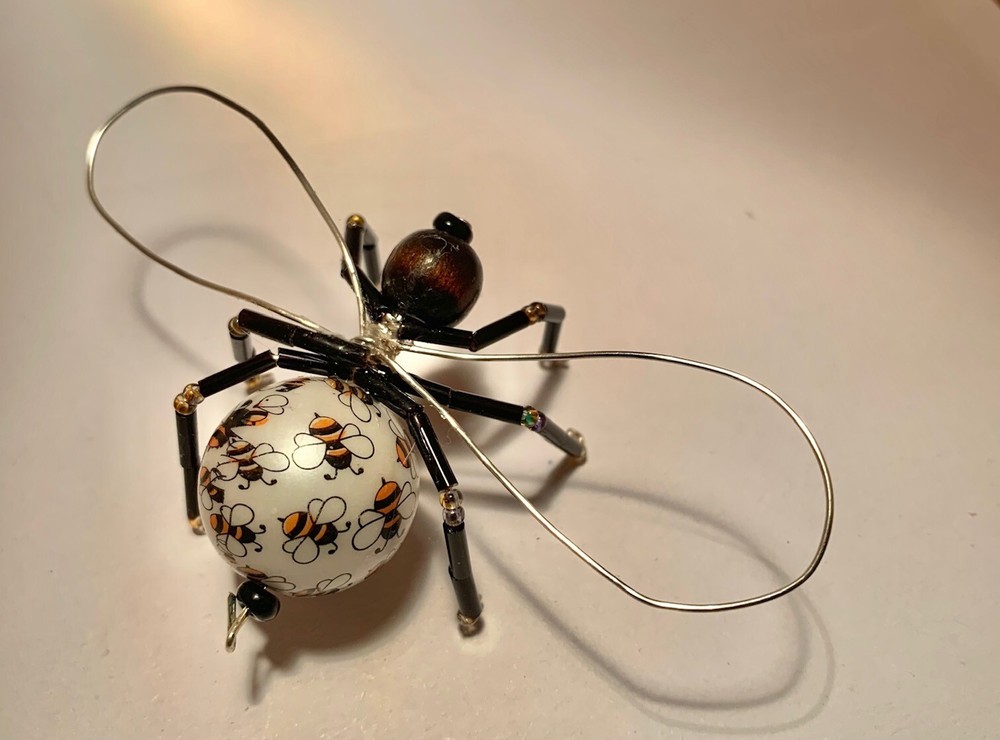Handmade Bead & Wire BUMBLE BEE