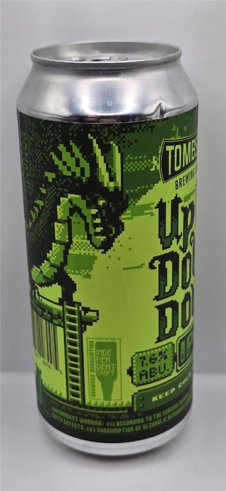 Craft Beer Can Tombstone Brewing Contra Cheat Code Up Up Down Down IPA