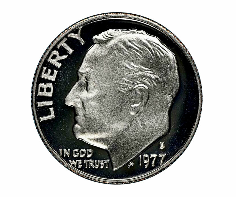 1977-S Roosevelt Dime Proof DCAM