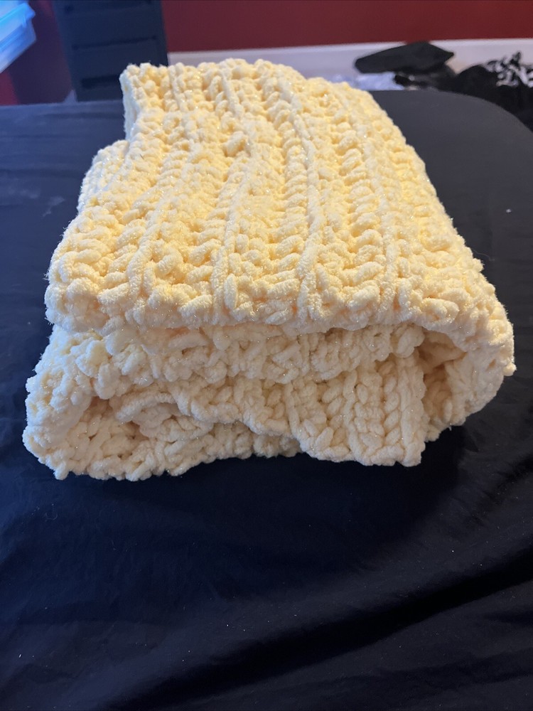 Sparkle Crochet Baby Blanket Handmade