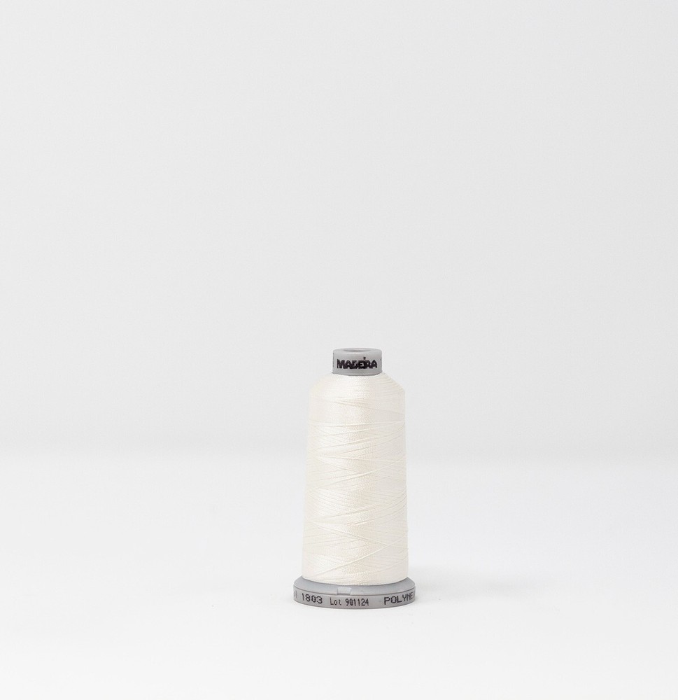 MADEIRA -- Ref. 1803 -- Cream White -- Polyneon Thread -- #40 -- 1100 yards