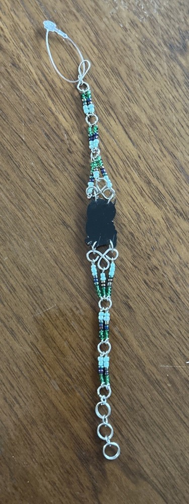 Handmade Beaded Bracelet With owl Charm