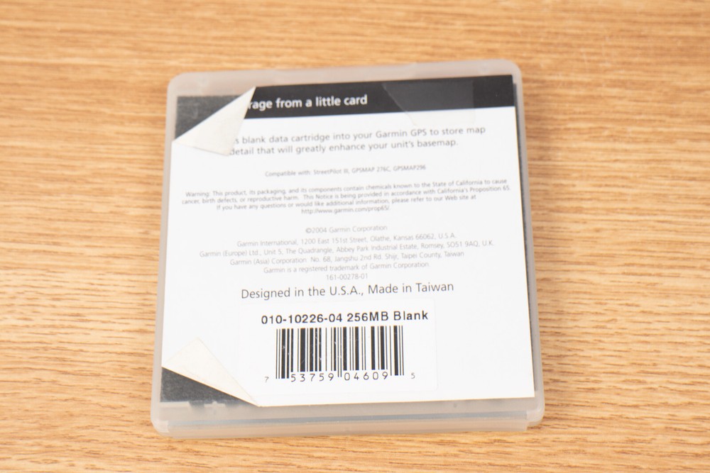 Garmin MapSource 256 MB Data Card