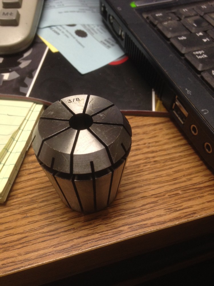 3/8" ER-40 Round Collet