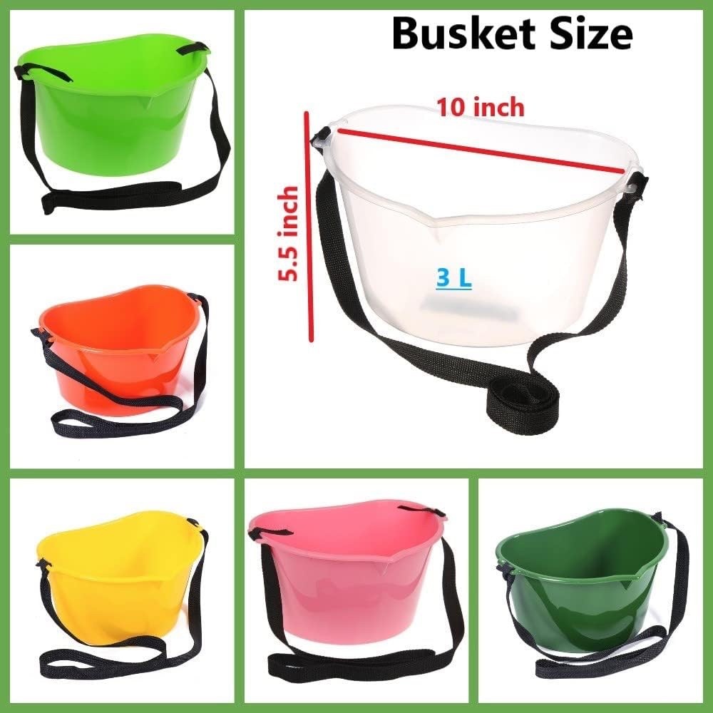 Berry Picking Basket - 3L Hands-Free Fruit Picking Bucket with Adjustable Strap