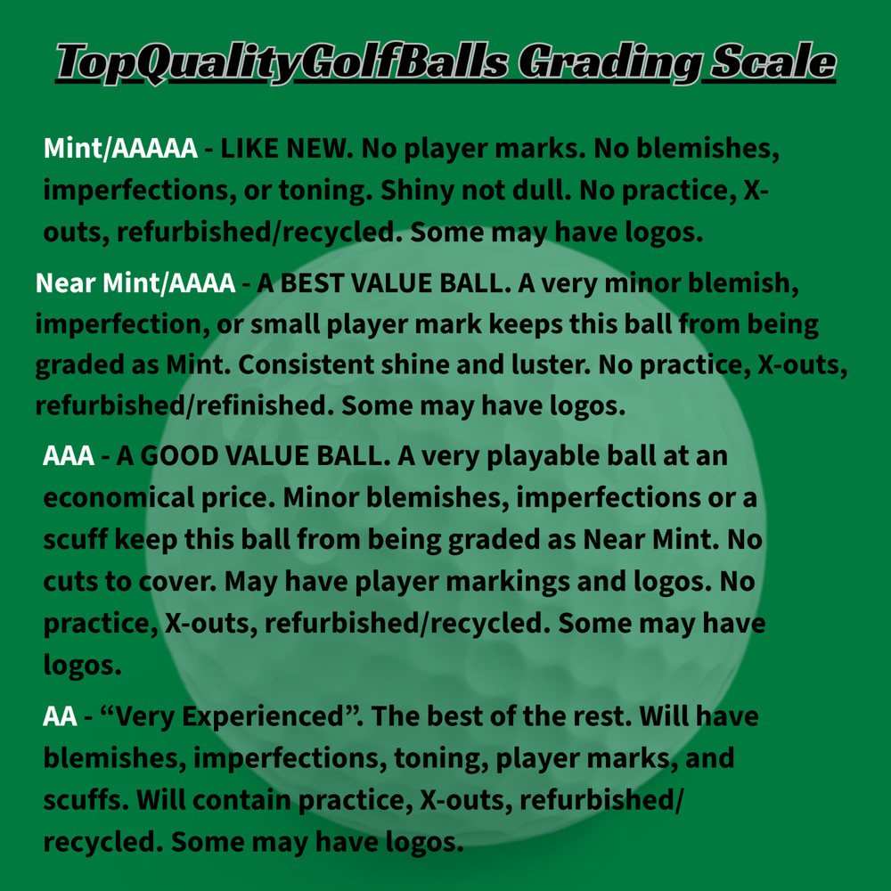 100 Assorted Practice Mix Used Golf Balls