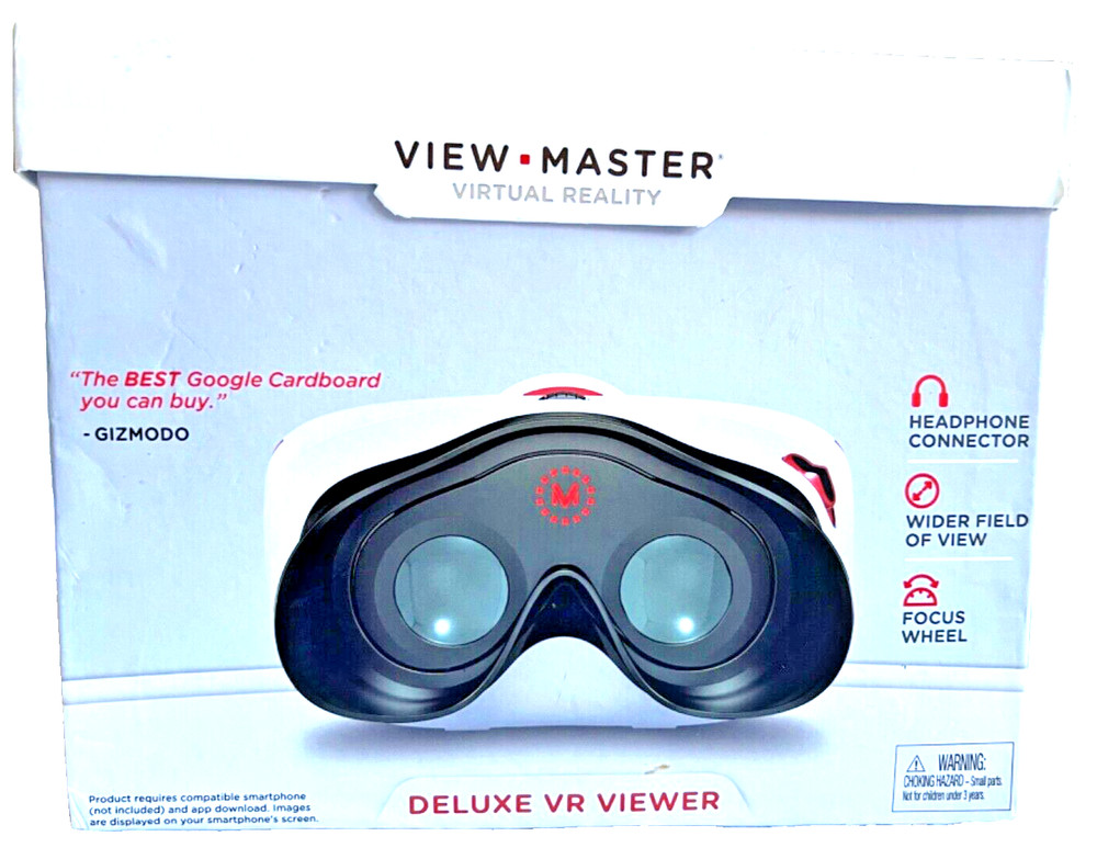 View-Master Virtual Reality Deluxe VR Viewer & 3 Experience Packs