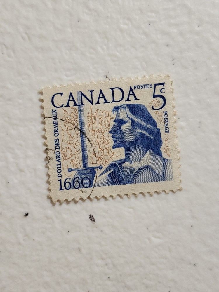 Foreign Stamp 5c Canada used - #7245
