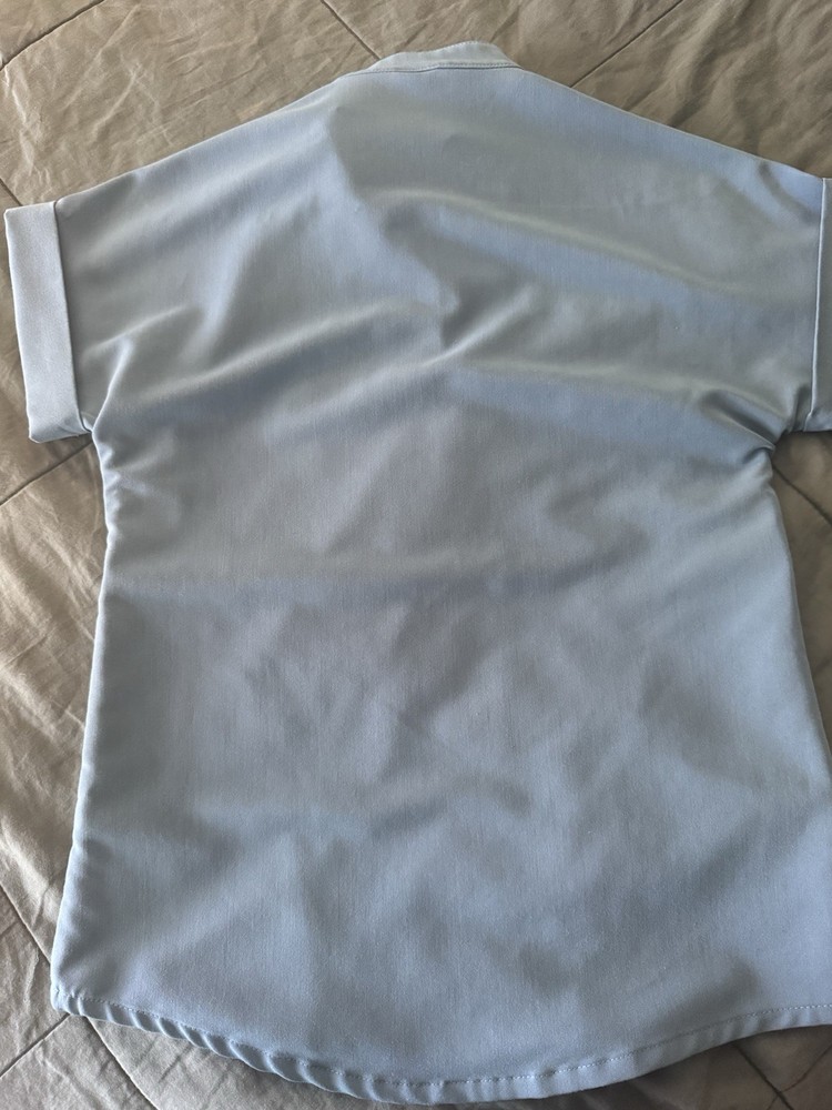 Garde Malade Women’s Scrubs Set Blue Grey Uniform