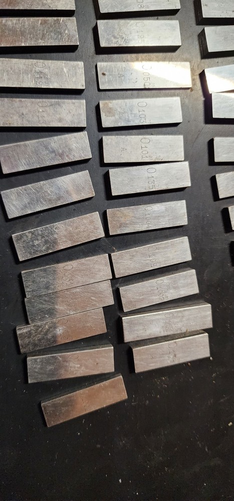 81 Piece C E JOHANSON FORD DEARBORN RECTANGULAR GAGE BLOCKS