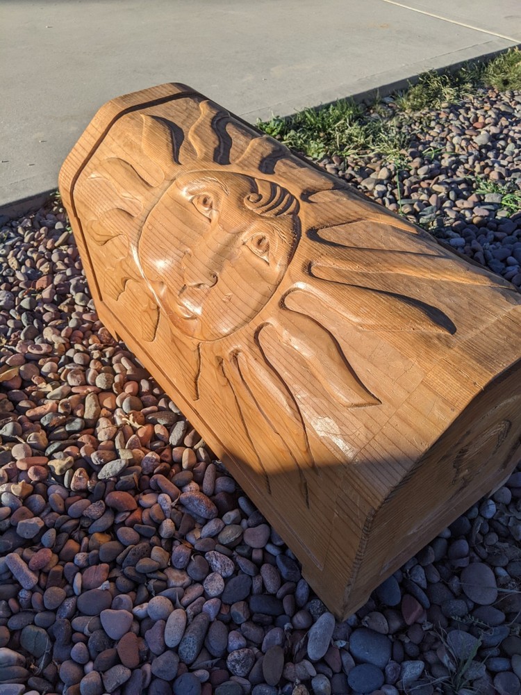 Large Custom Wood Chest