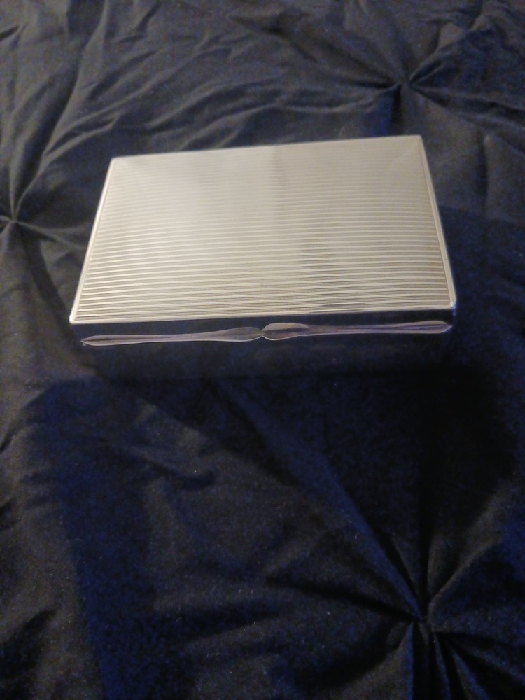 Vintage 800 Silver Cigarette Box