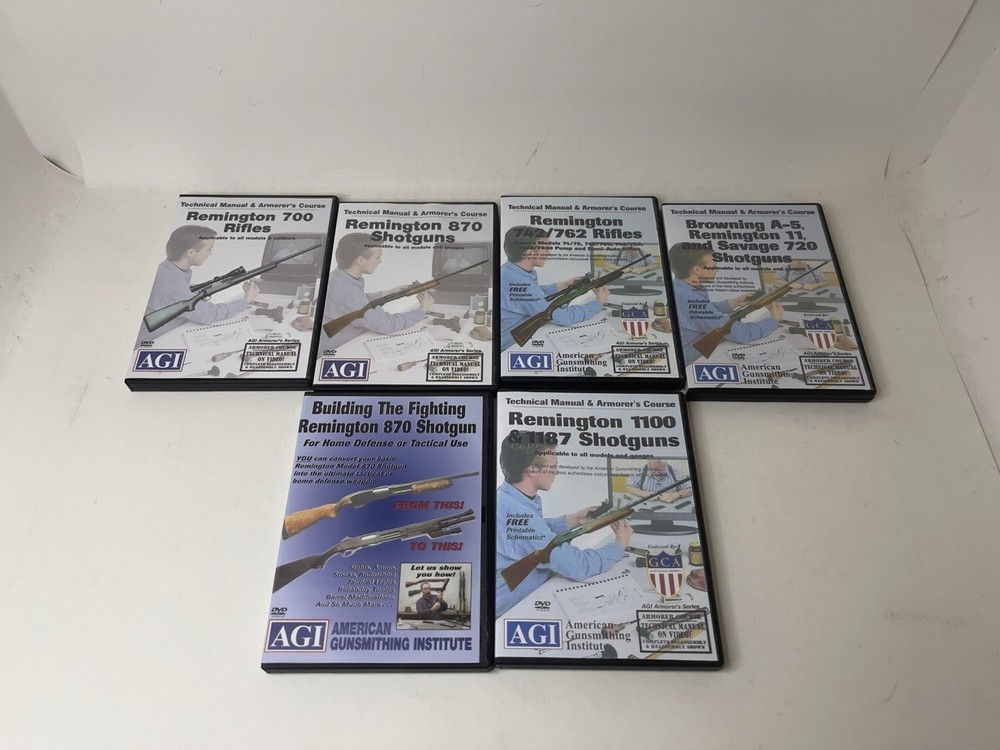 Comprehensive Remington Armorer’s & Gunsmithing Training Bundle (6 DVDs)