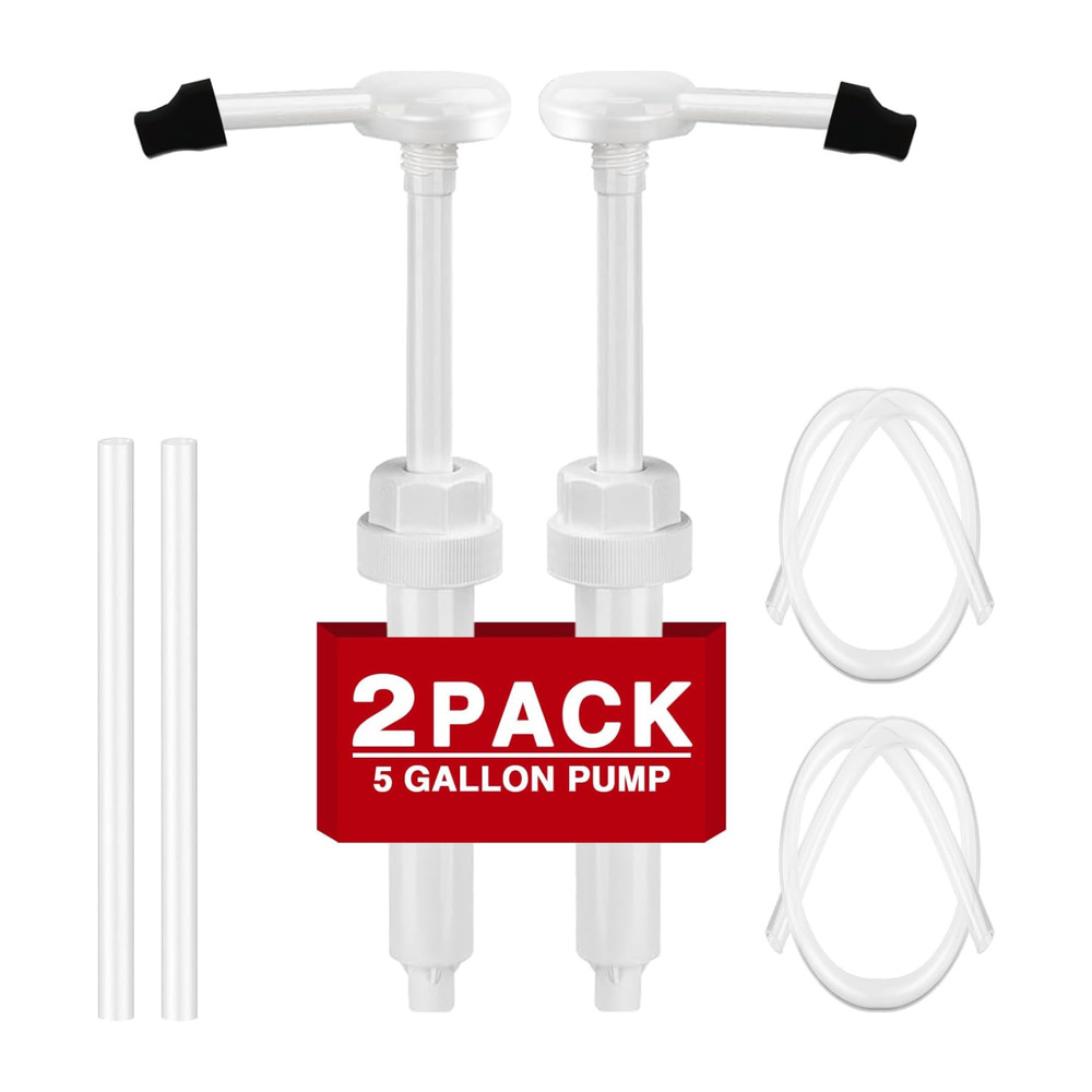 5 Gallon Pump Dispenser 2 Pack 38-400 Laundry Detergent Shampoo Gallon Pump