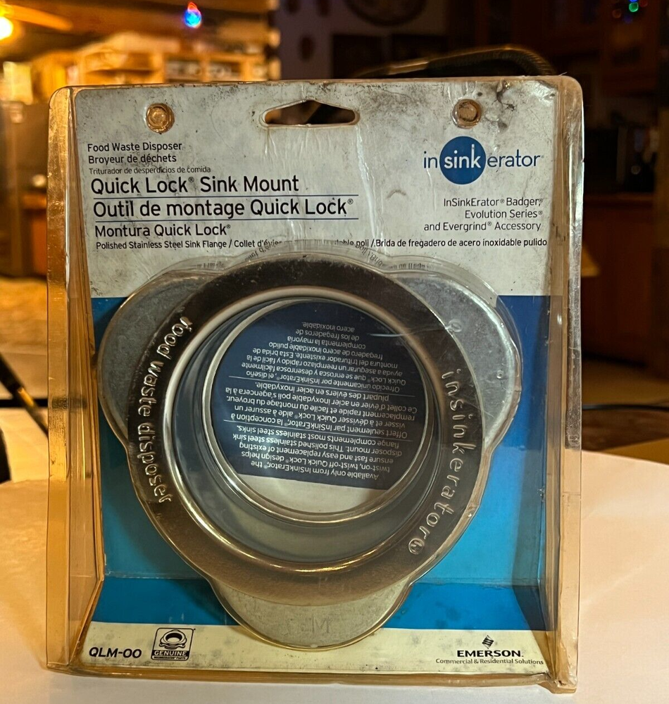 Insinkerator Food Waste Disposer Quick Lock Sink Mount QLM-00