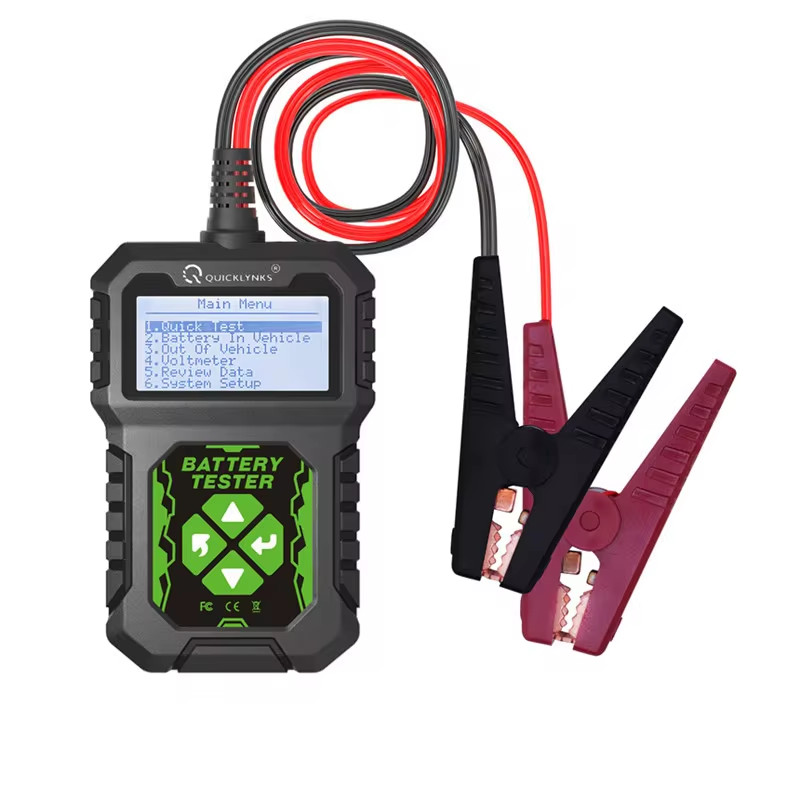 QUICKLYNKS 12V Car Battery Load Tester Charging System Analyzer 2000CCA BA107