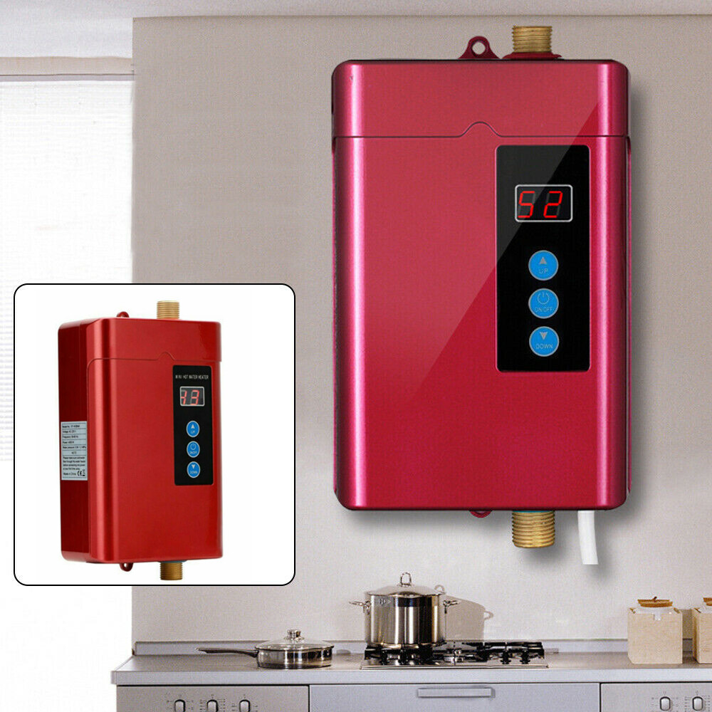 Tankless Water Heater Electric Whole House Instant Hot On Demand 3000W 110V NEW