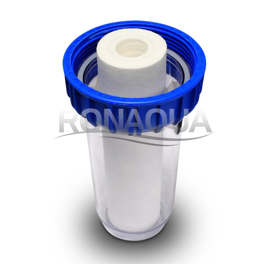 10" Clear Standard Whole House Water Filter System with Sediment Filter