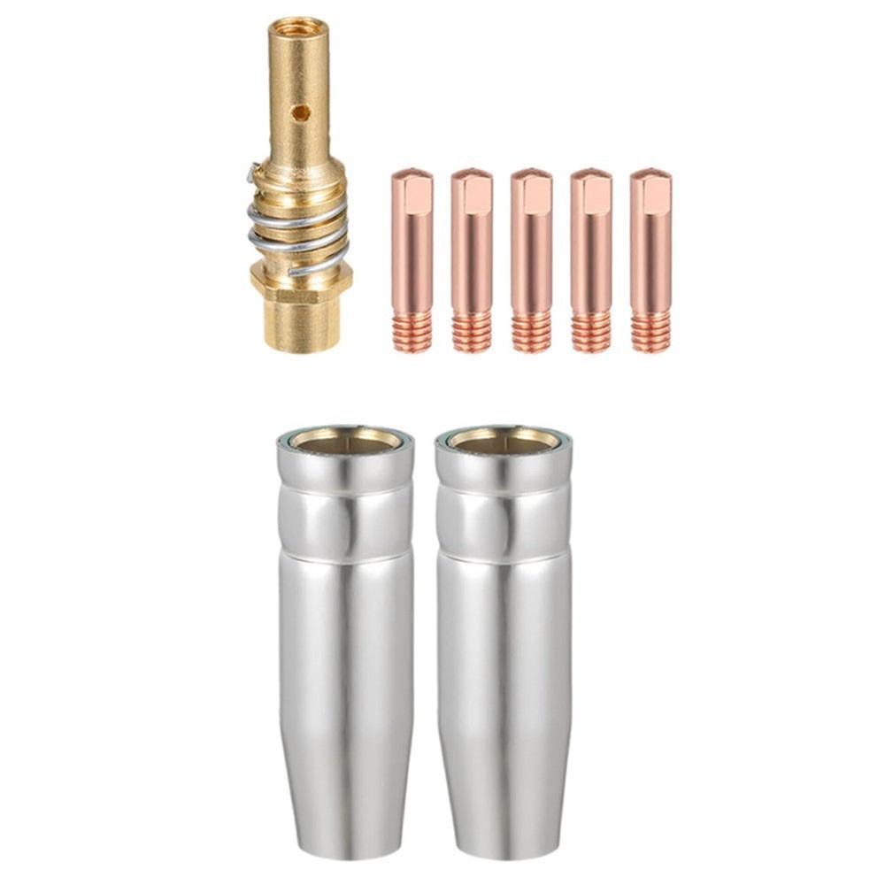 For 15AK For MIG Welder Accessory Kit 8PCS Includes Gas Diffuser Contact Tips