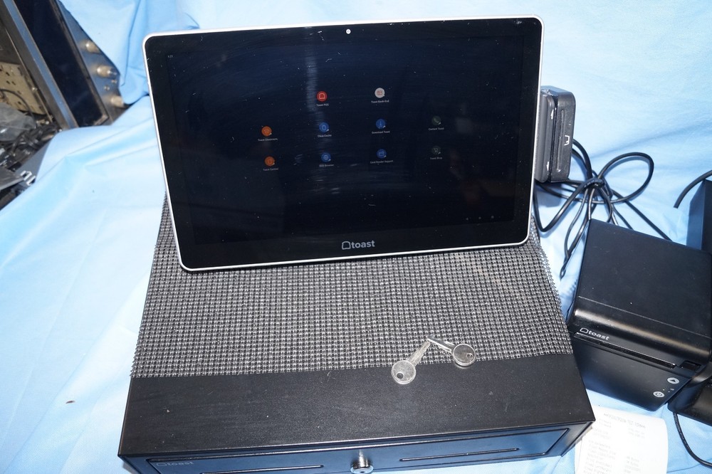 Toast POS Systems Touchscreen Terminal, 6 Handheld System, 3 Printer UNTESTED