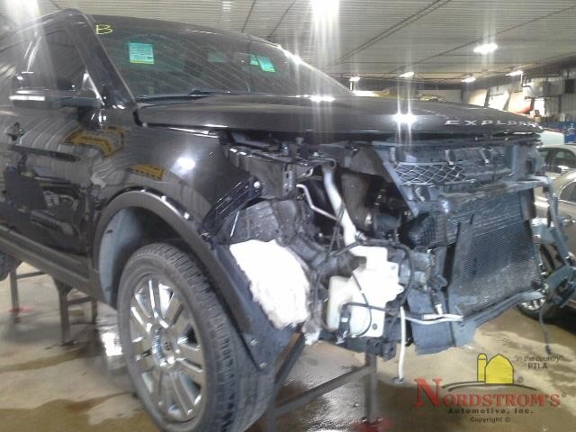 2015 Ford Explorer Passenger Front Headrest Only Black Leather