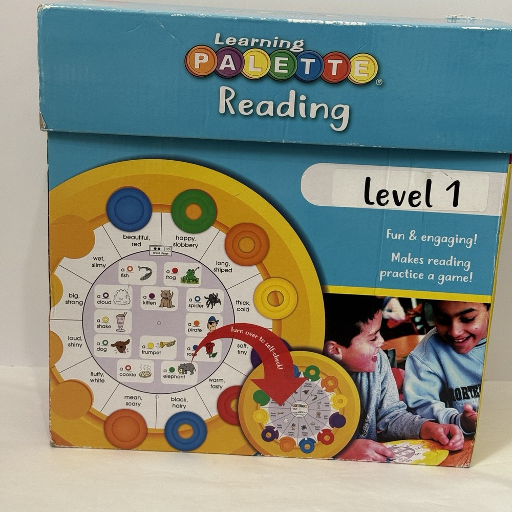 Learning PALETTE Reading Level 1 Self-Correcting Educational Fun & Engaging
