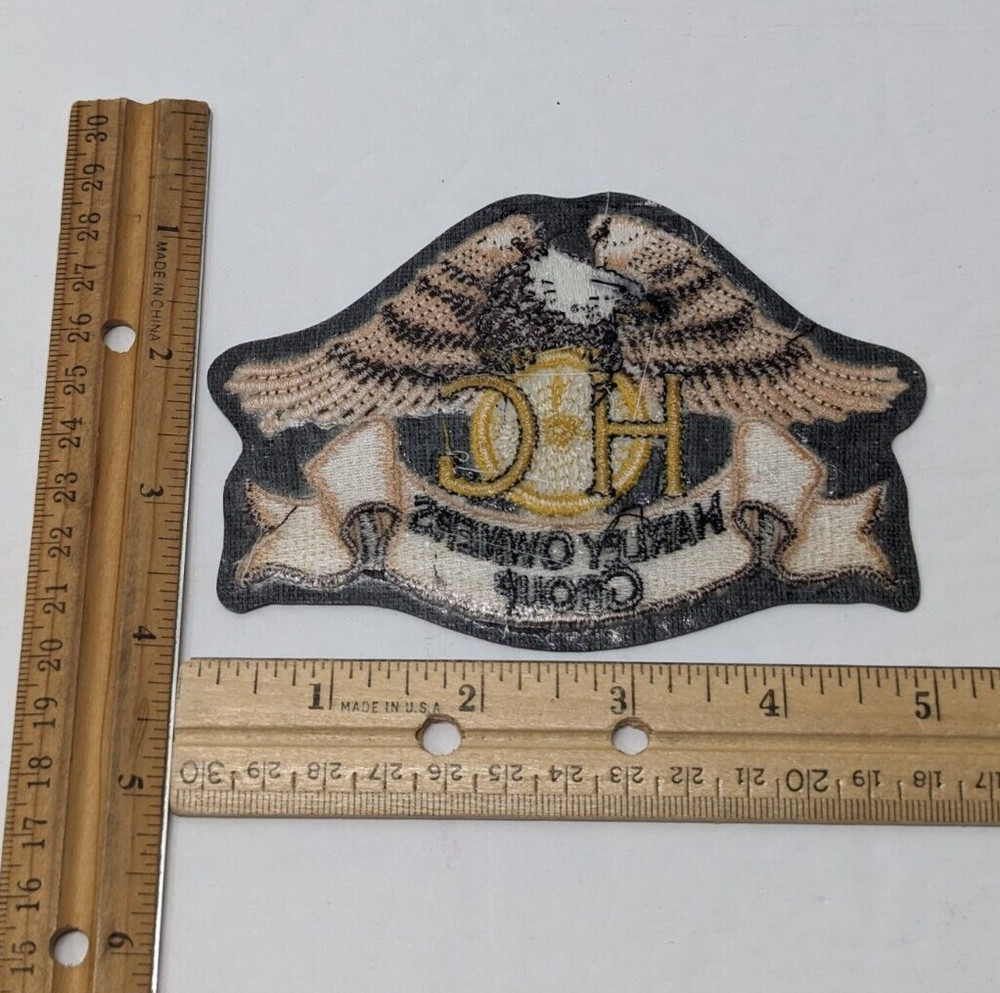 Harley Davidson HOG Harley Owners Group Vest Jacket Bald Eagle Patch