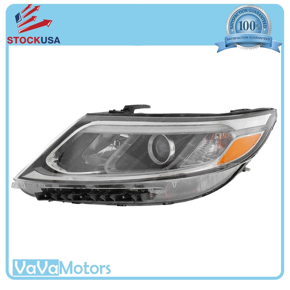 Fits 2014 2015 Kia Sorento LX Front Halogen Headlight Assembly Driver Left Side