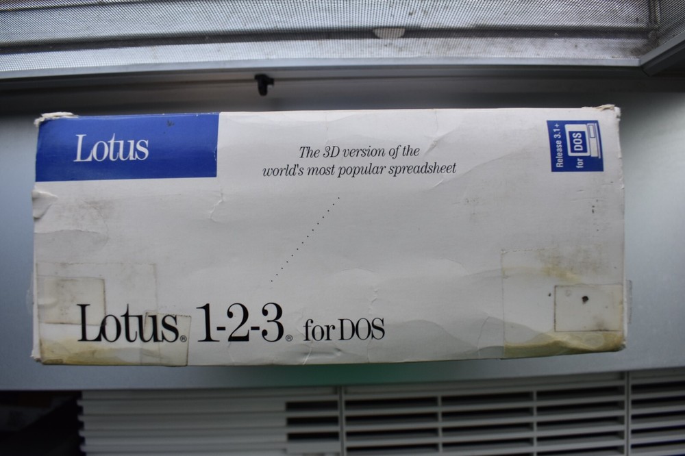 Lotus 123 for DOS Release 3.1+