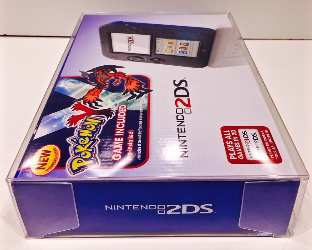 1 Box Protector for NINTENDO 2DS Console Boxes (NTSC) Fits Zelda Link Clear Case