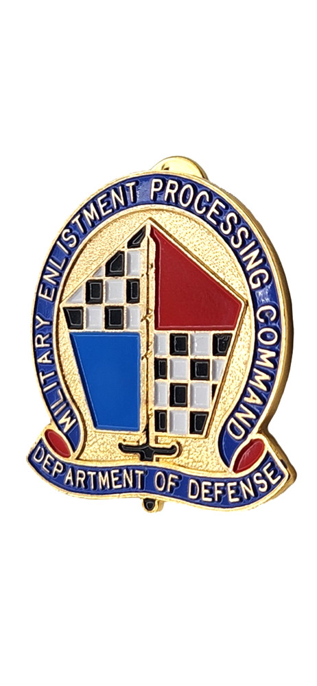 DOD Military Enlistment Processing Command Lapel Pin 257600--[H]