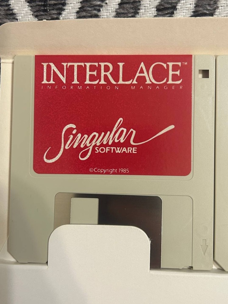 Interlace Information Manager Macintosh Software Complete Boxed w/ Disks