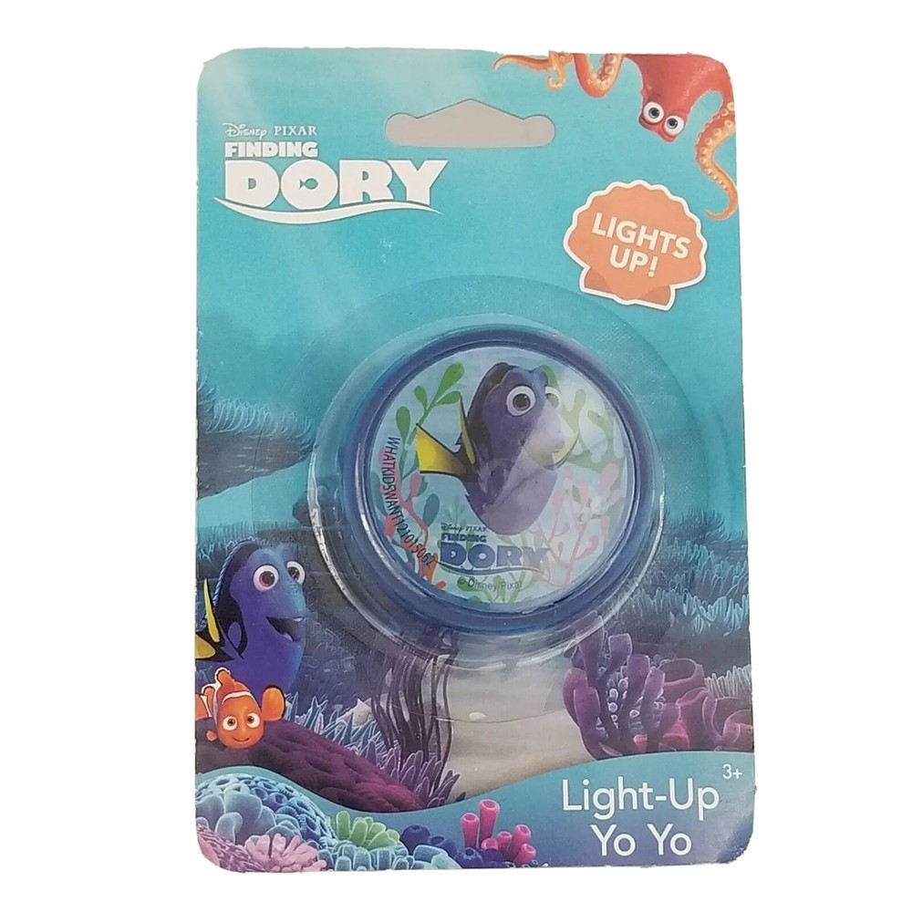 Disney Pixar Finding Dory Ocean Blue Light-Up Yo Yo Dual Sided Graphics