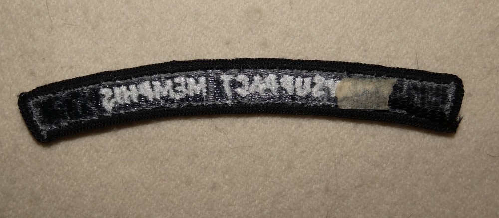 US Navy NAVSUPPACT Support Activity Memphis Rocker UIM Tab