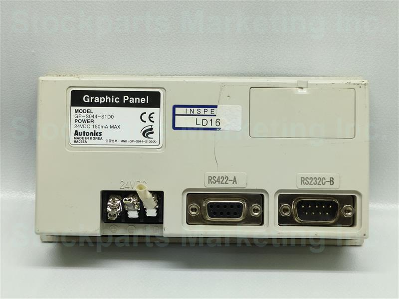 Autonics GP-S044-S1D0 GPS044S1D0 Graphic Panel Touch Screen 24VDC 150mA MAX.